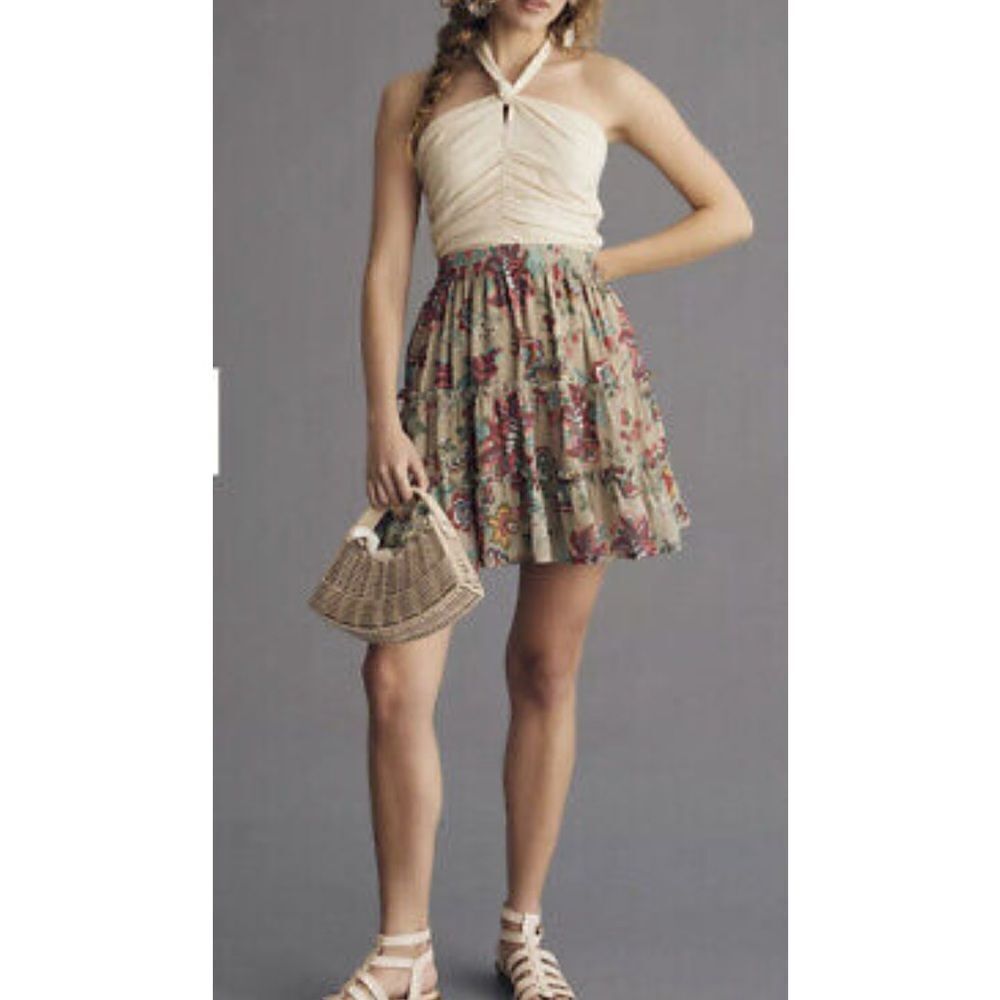 Let Me Be Chiffon Mini Skirt